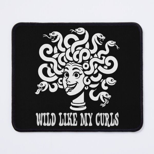 Item preview, Wild Like My Curls Medusa Head Greek Mythology Natural Curls designed and sold by Chmielayka.