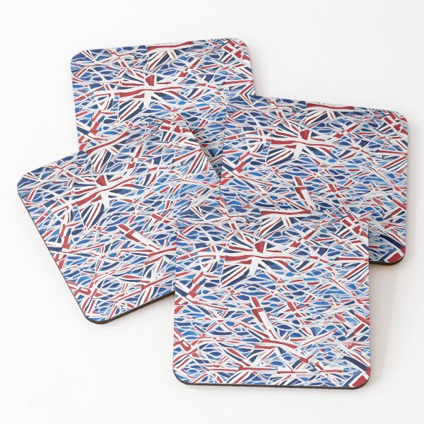 Item preview, A Playful Abstract Woke Recycle of The Union Jack 3 designed and sold by taiche.