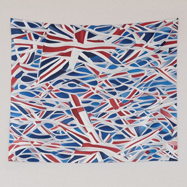 Item preview, A Playful Abstract Woke Recycle of The Union Jack 3 designed and sold by taiche.