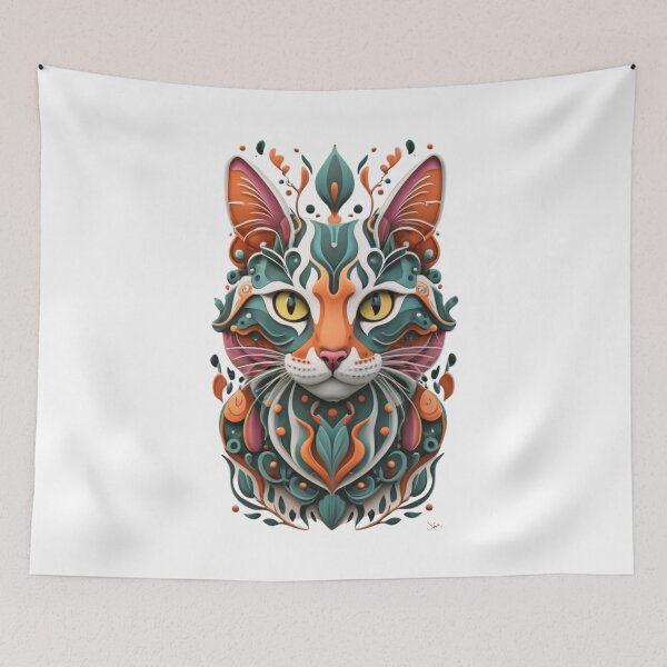 Item preview, Abstract Cat II designed and sold by PatronesKawai.