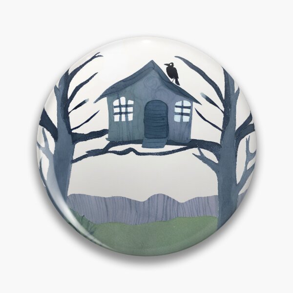 Item preview, House in trees watercolor  designed and sold by jechaiyells.