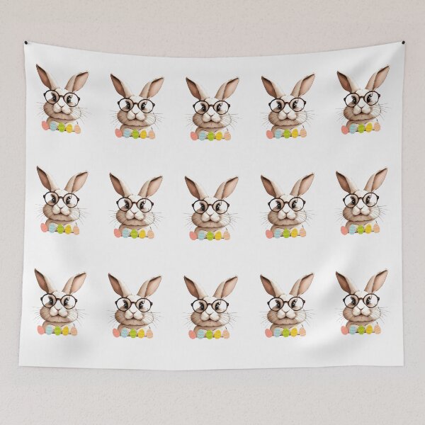 Item preview, süßes kaninchen hase ostern leopard year of the rabbit bunny designed and sold by ELK20.