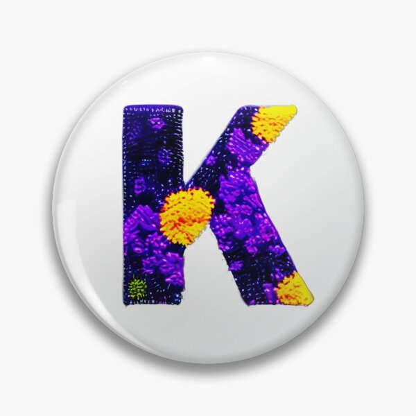 Artikelvorschau, Buchstabe K, Monogramm. Typografie-Collage. ABC-Kunst. Geschenk entworfen und verkauft von Minibubb.
