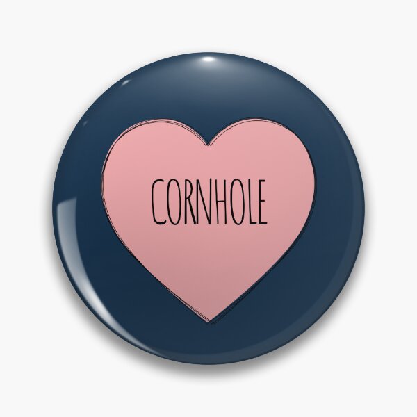 Item preview, I Love Cornhole Pink Heart designed and sold by MaryAller.