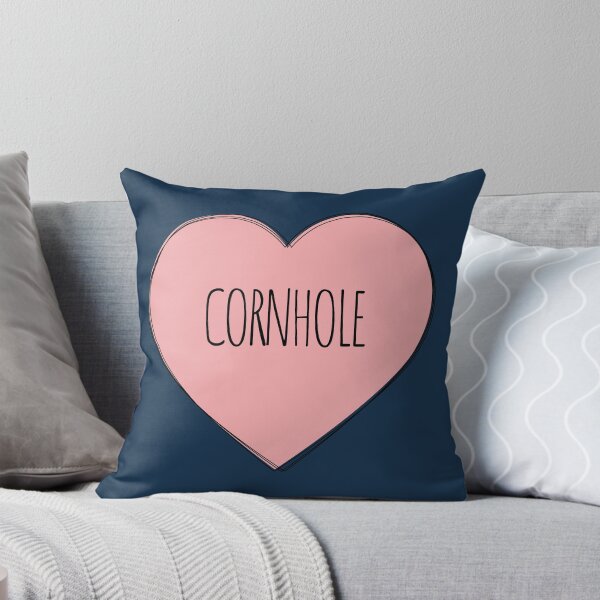 Item preview, I Love Cornhole Pink Heart designed and sold by MaryAller.