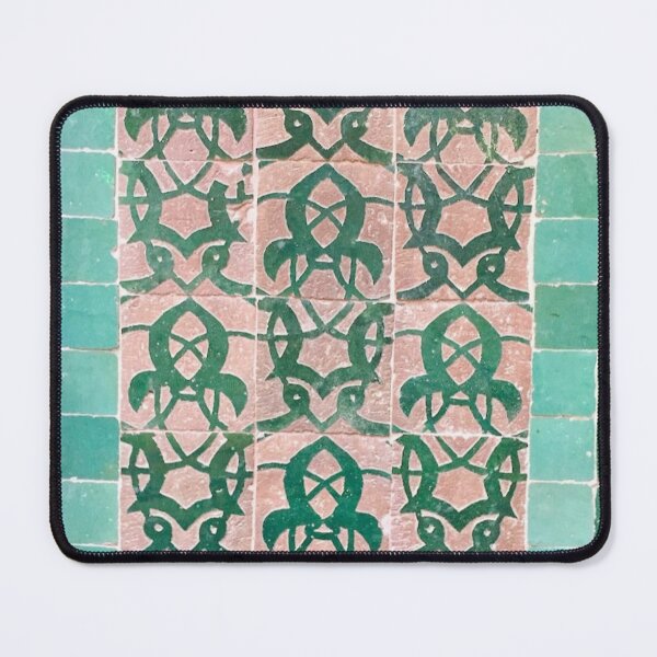 Item preview, Green Arabic Tiles designed and sold by ColourfulNomad.