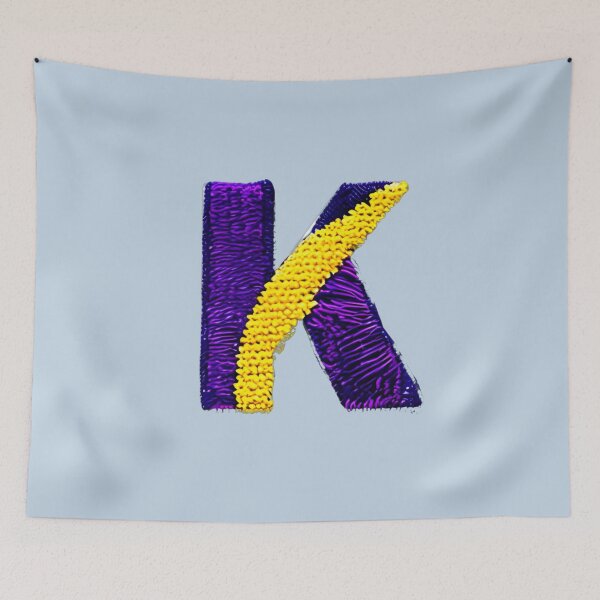 Item preview, letter K, monogram. typography collage. ABC art. gift designed and sold by Minibubb.