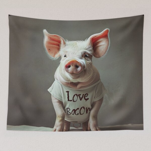Item preview, Pig love bacon designed and sold by Brendon987.