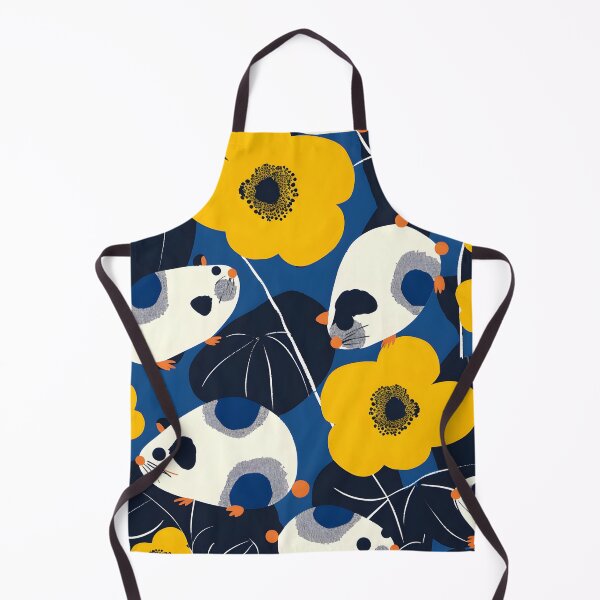 Artikelvorschau, Modernes Hamster- und Blumenmuster entworfen und verkauft von Folksy Living.