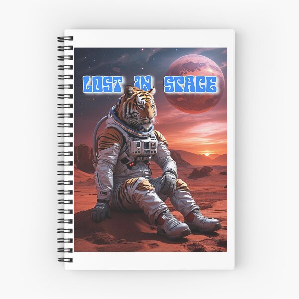 Item preview, Cosmic Explorer: Astronaut Tiger Lost in Space Artwork  designed and sold by REALKIRAN.