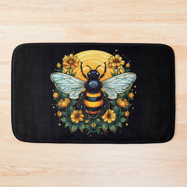 Item preview, Bee and Flowers Art designed and sold by Planetporridge.