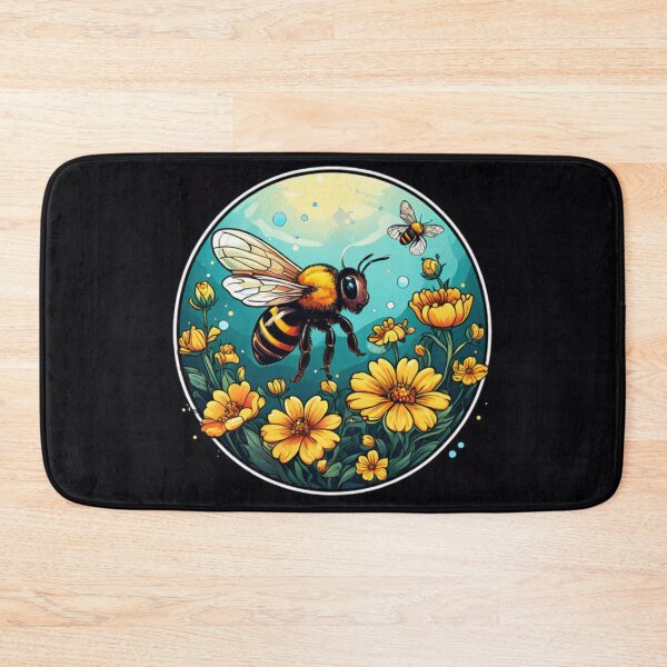 Item preview, Flowers and bee designed and sold by Planetporridge.