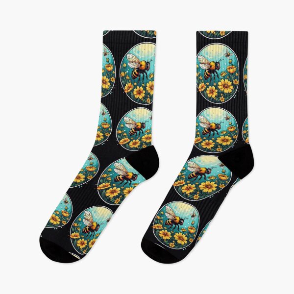 Item preview, Flowers and bee designed and sold by Planetporridge.