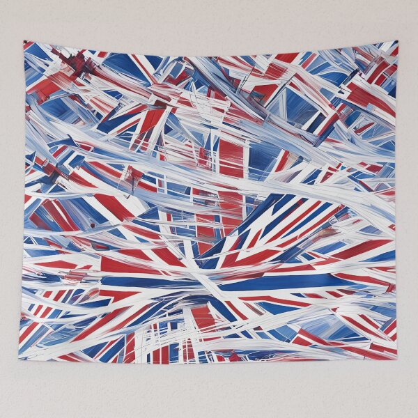 Item preview, A Playful Abstract Woke Recycle of The Union Jack 4 designed and sold by taiche.