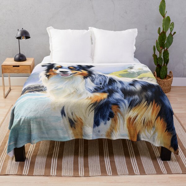 Item preview, Watercolor Australian Shepherd designed and sold by TheAnimalZ00.