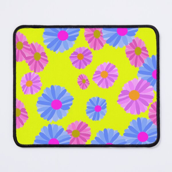 Item preview, Pink Blue Purple Flowers - Hand drawn designed and sold by Victoria Rose.