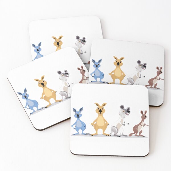 Item preview, Colorful Cutie Fluffy Kangaroos designed and sold by omerfdln34.