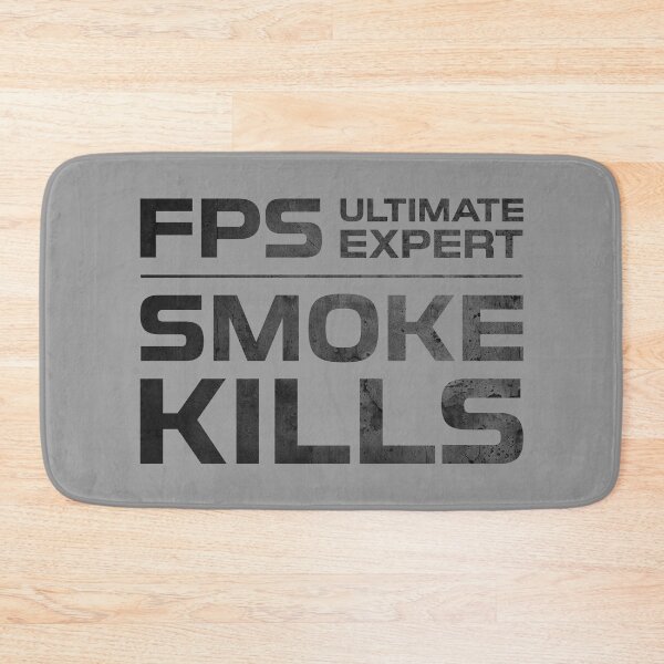 Item preview, FPS Ultimate Expert Smoke Kills Concrete Texture designed and sold by JohnnyVillas.