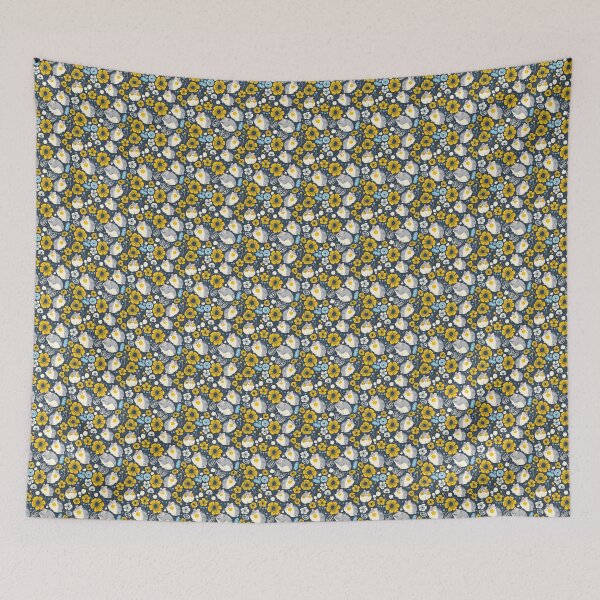 Item preview, Cute hamsters and flowers contemporary pattern designed and sold by Folksy Living.