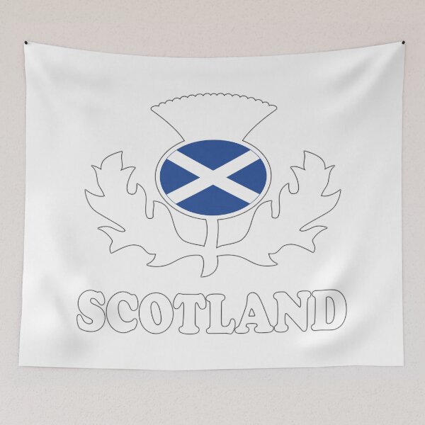 Item preview, Scotland Scottish Flag Football Rugby Thistle designed and sold by ramwebroom.