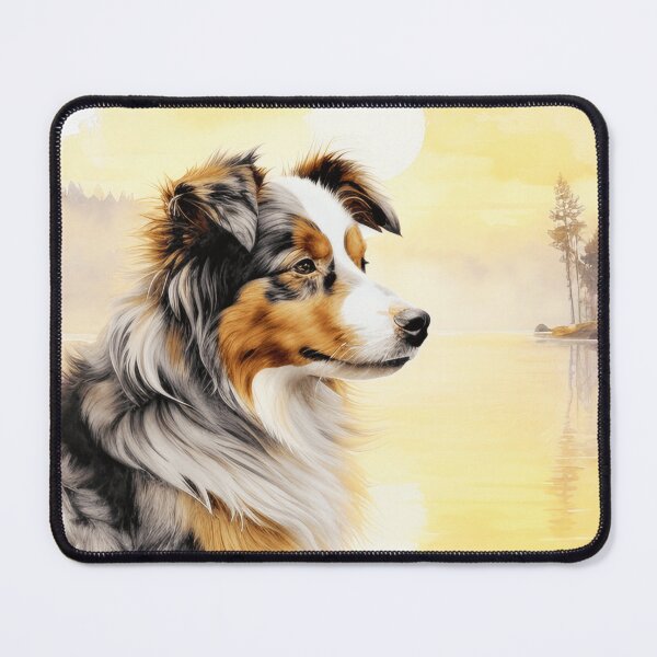 Item preview, Watercolor Australian Shepherd designed and sold by TheAnimalZ00.