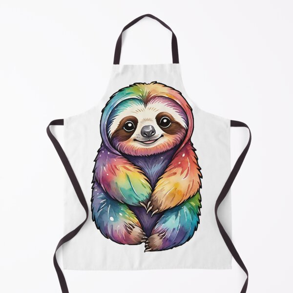 Item preview, Rainbow Watercolor Sloth designed and sold by JamieRainbow.