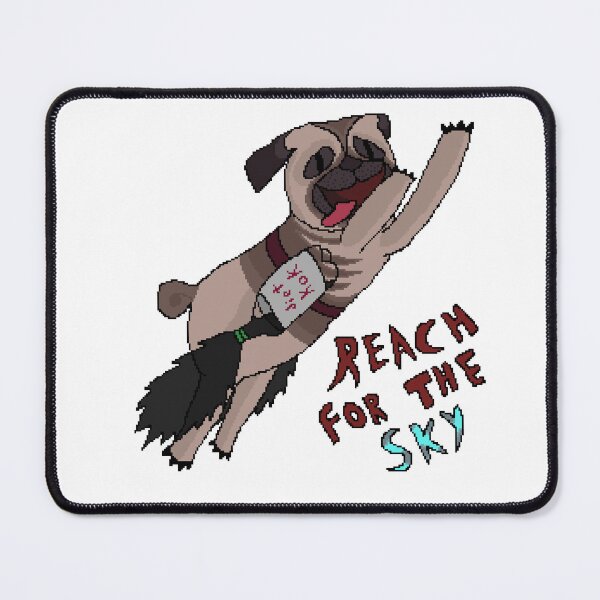 Item preview, Flying Rocket Pug Spell Crawler Boss with text designed and sold by Dash-Master.