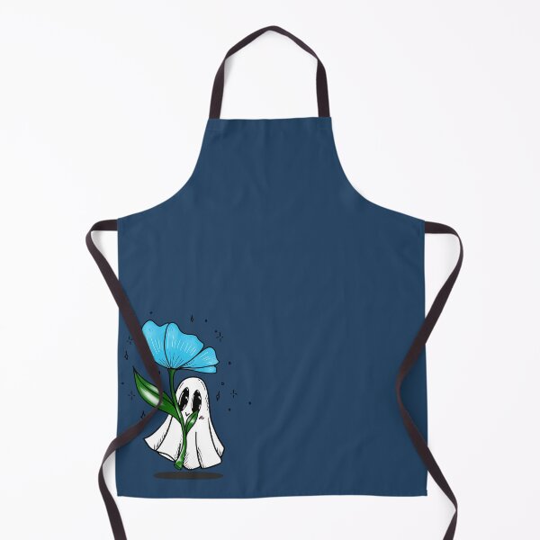 Item preview, Little ghostie and his spring flower - blue version designed and sold by SakuraYoruki.