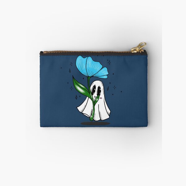 Item preview, Little ghostie and his spring flower - blue version designed and sold by SakuraYoruki.