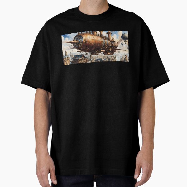 Steampunk City 2 Oversized T-Shirt