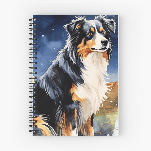 Item preview, Australian Shepherd At Night designed and sold by TheAnimalZ00.
