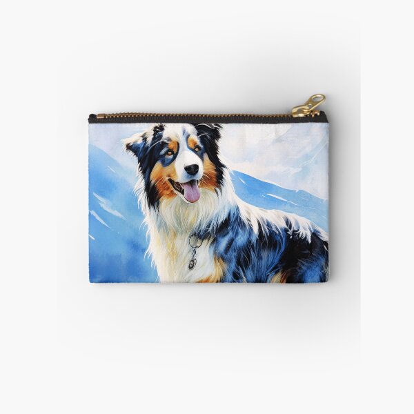Item preview, Watercolor Australian Shepherd By The Mountains designed and sold by TheAnimalZ00.
