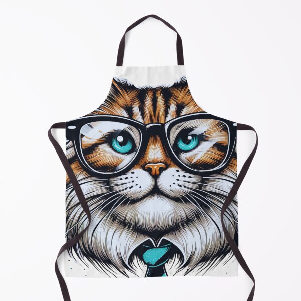 Item preview, funny ,professor cat, designed and sold by Bold Border Studio..