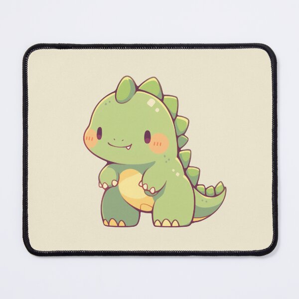 Item preview, Cute Kawaii Happy Dino Stegosaurus Dinosaur  designed and sold by CozyKawaiiArt.