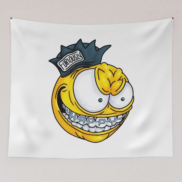 Item preview, Furiously Happy designed and sold by hideedoodle.