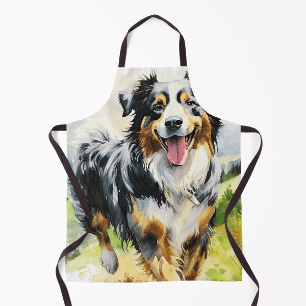 Item preview, Cute Watercolor Australian Shepherd designed and sold by TheAnimalZ00.