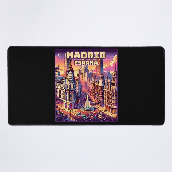 Item preview, Vintage retro Madrid España spain Landmarks Skyline. designed and sold by Unitepeople.