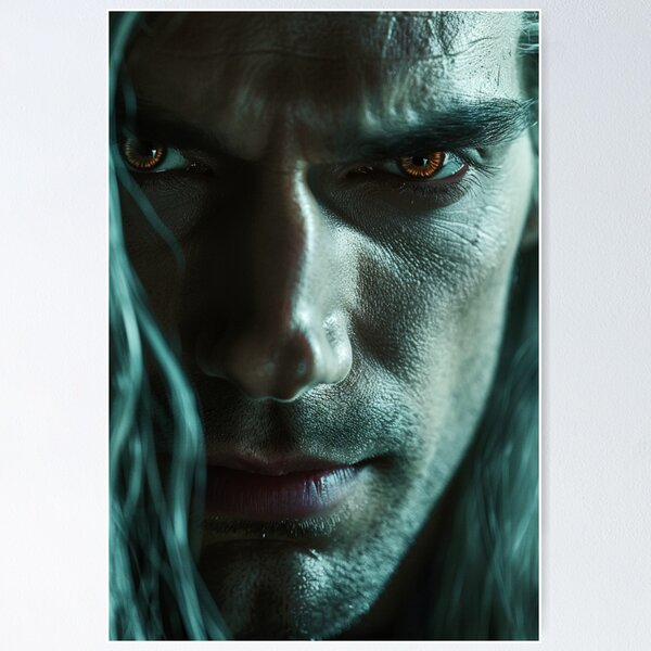 Item preview, The Witcher - Henry Cavill - Close Up Photography designed and sold by Velliquor.