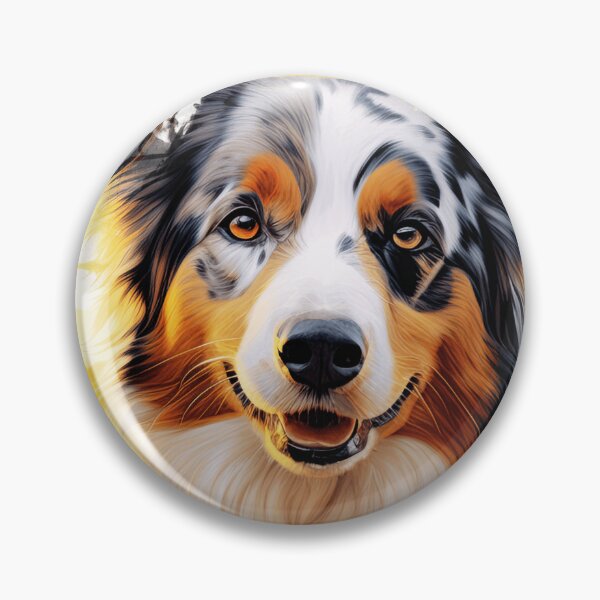Item preview, Cute Australian Shepherd Potrait designed and sold by TheAnimalZ00.