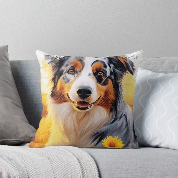 Item preview, Cute Australian Shepherd Potrait designed and sold by TheAnimalZ00.