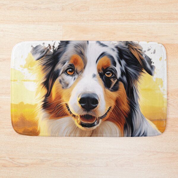 Item preview, Cute Australian Shepherd Potrait designed and sold by TheAnimalZ00.