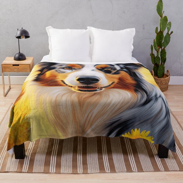 Item preview, Cute Australian Shepherd Potrait designed and sold by TheAnimalZ00.