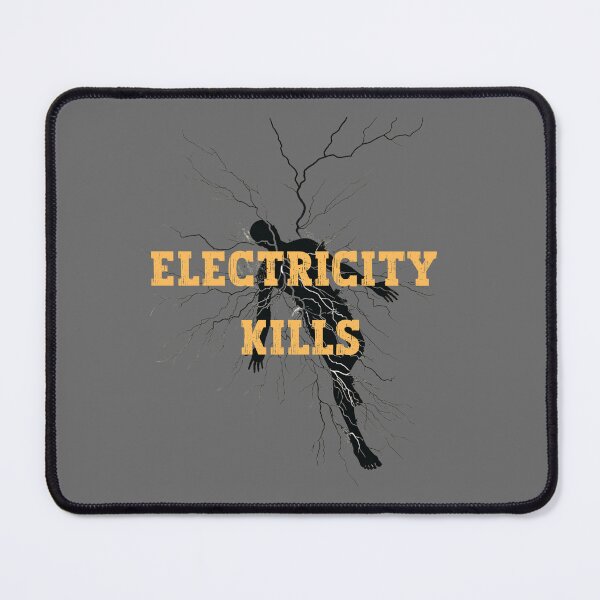 Item preview, Electricity kills classic sticker designed and sold by S-ZYBI.