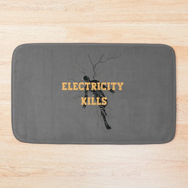 Item preview, Electricity kills classic sticker designed and sold by S-ZYBI.