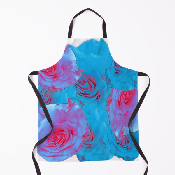 Item preview, Stunning Blue Roses / Blue Rose Photography / Extra Large Blue Rose with Pink Centers designed and sold by Victoria Rose.