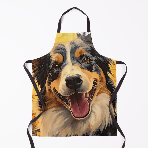 Item preview, Cute Australian Shepherd Portrait designed and sold by TheAnimalZ00.