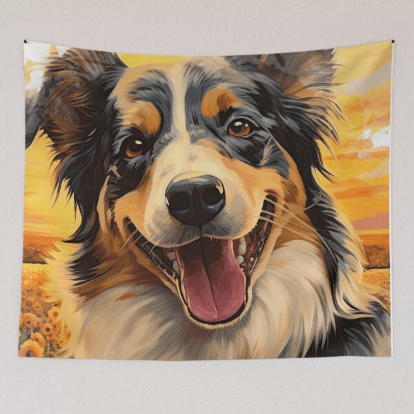 Item preview, Cute Australian Shepherd Portrait designed and sold by TheAnimalZ00.