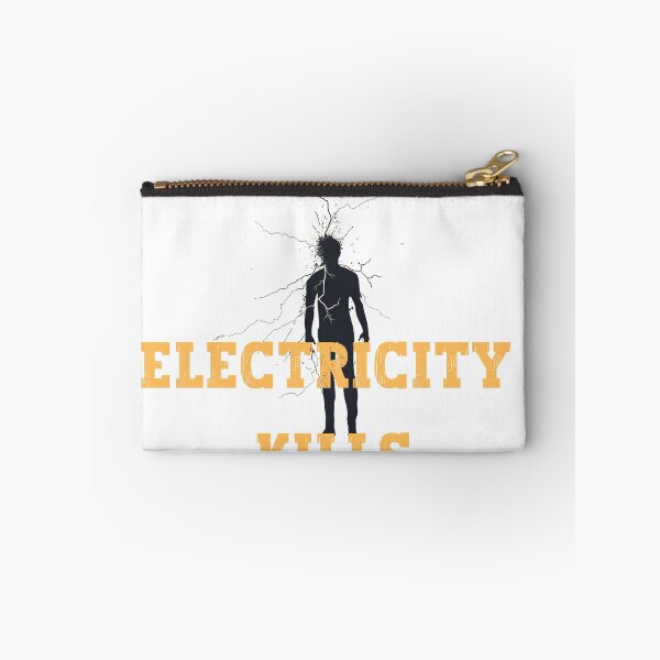 Item preview, Electricity kills classic sticker designed and sold by S-ZYBI.