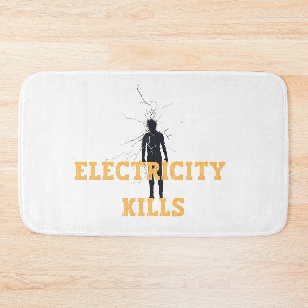 Item preview, Electricity kills classic sticker designed and sold by S-ZYBI.