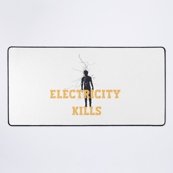 Item preview, Electricity kills classic sticker designed and sold by S-ZYBI.